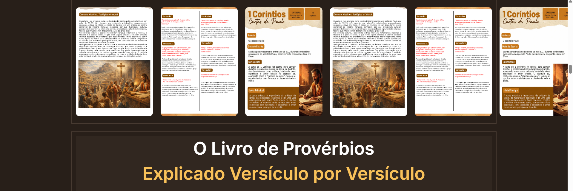 Livro de Provérbios explicado