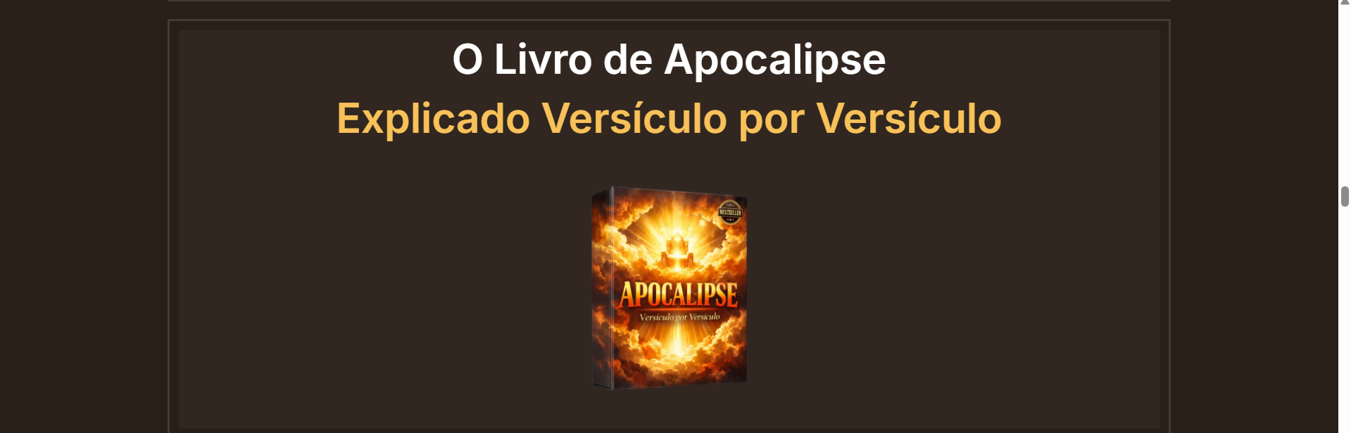 O Livro de Apocalipse explicado versículo por versículo