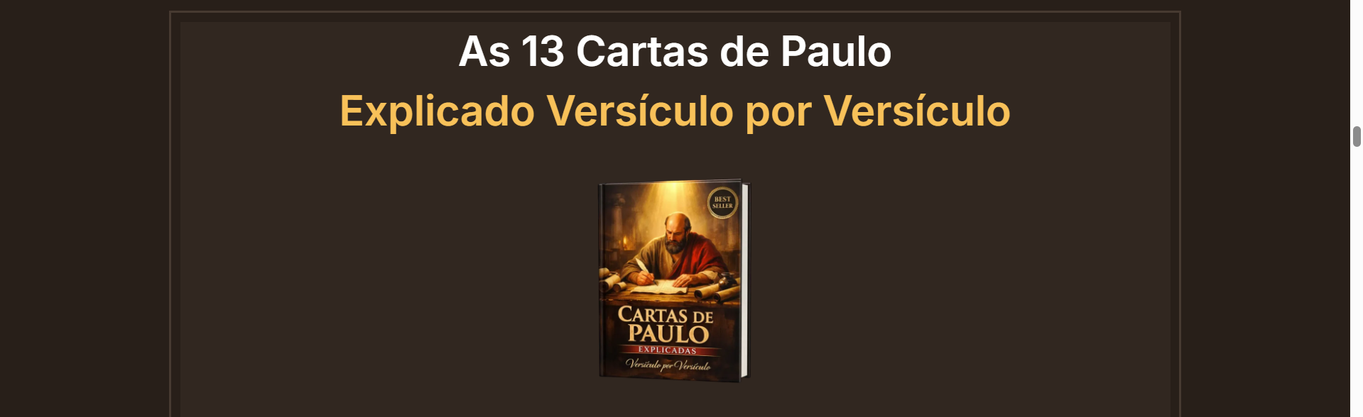 As 13 Cartas de Paulo explicadas